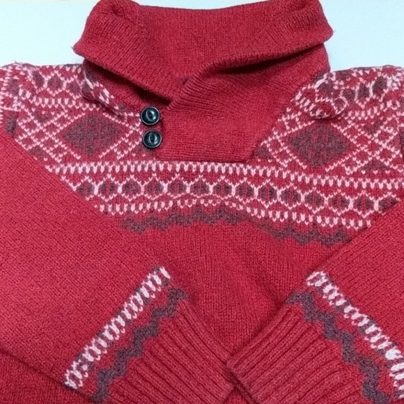 🍀 Gap 🍀 Small (6 - 7 Years) 🍀 Kids Toddler Sweater Red Boy Girl Top 🍀P10 - Picture 2 of 12